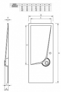 Раковина Vayer Boomerang 1600х500