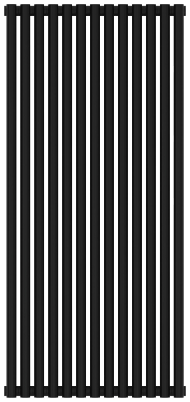 Отопительный радиатор Сунержа Эстет-11 1200х585 13 секций Матовый чёрный