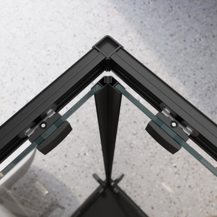 Душевой уголок BELBAGNO LUCE-A-2 Cezares LUCE-A-2-90-C-Cr