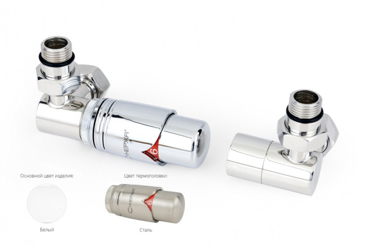 Автоматический терморегулятор Сунержа 3D левый G 1/2