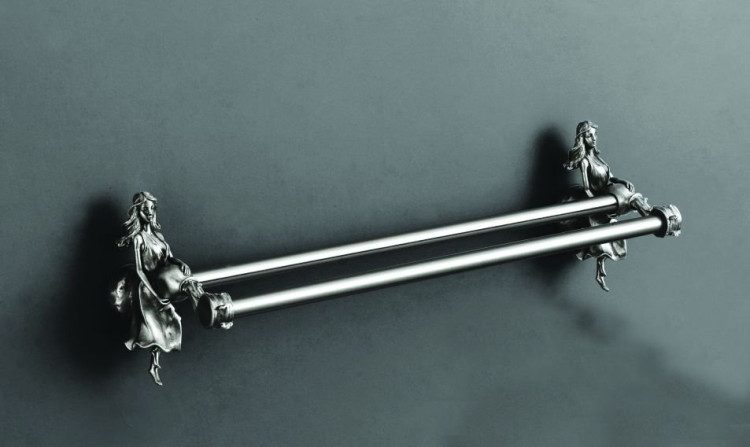 Полотенцедержатель двойной подвесной 60 см. ART&MAX AM-B-0618 ART&MAX AM-0618-T