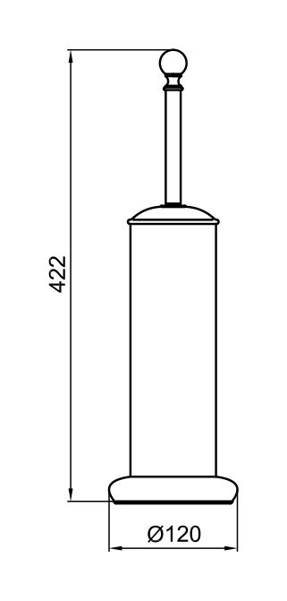 Ершик для унитаза Webert Karenina KA501302