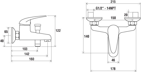 Смеситель Ravak SN 022.00/150