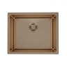 Мойка QUADRIX MONARCH 50 COPPER 550X450 в компл. с выпуском без сифона,