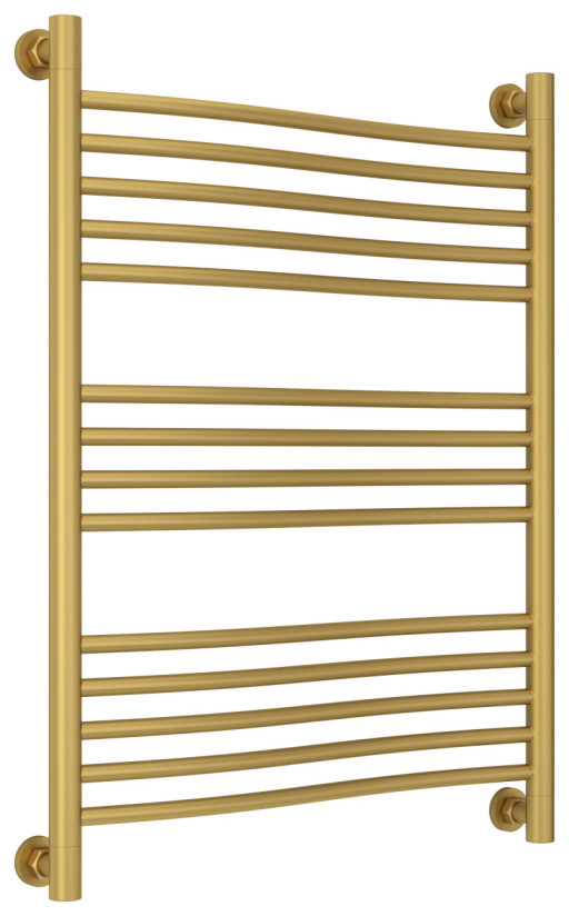 Полотенцесушитель водяной Сунержа Флюид+ 800х600 Матовое золото