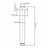 WasserKRAFT A235 Потолочный излидля душа