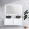 База под раковину подвесная с двумя выкатными ящиками BelBagno KRAFT-700-2C-SO-PP
