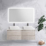 База под раковину подвесная с двумя выкатными ящиками BelBagno KRAFT-700-2C-SO-PP