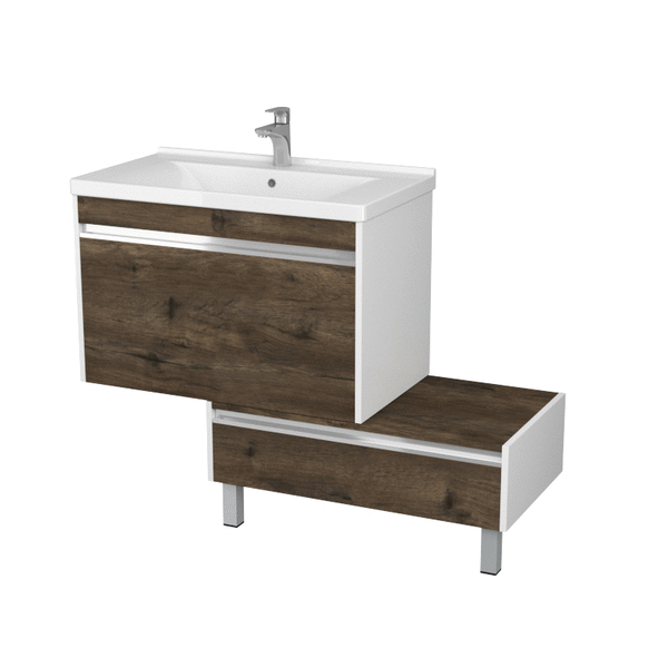 Комод AQUATON Капри 80 таксония темная 1A231103KPDB0