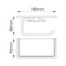 WasserKRAFT NEW K-1625 Держатель туалетной бумаги с полочкой для телефона