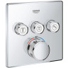 Grohtherm SmartControl 29126000 внешняя часть термостатического смесителя на 3 выхода