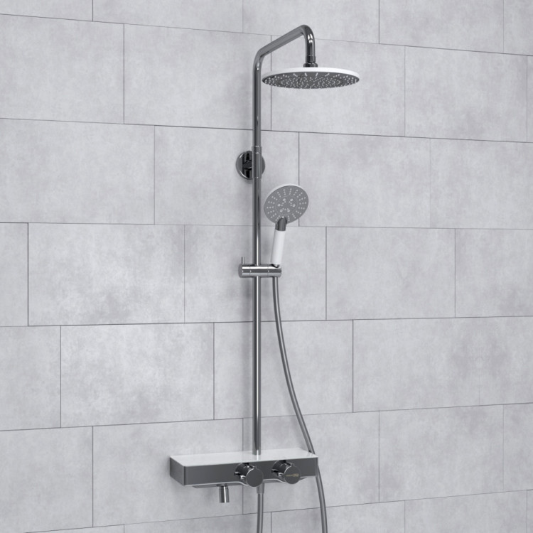 WasserKRAFT A113.067.058.CH Thermo Душевой комплект с термостатическим смесителем