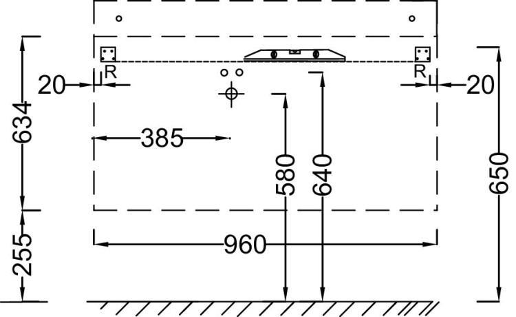 Мебель для раковины 100 см Jacob Delafon SOPRANO EB1331-E10