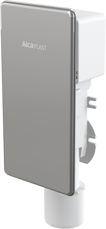 Сифон для сбора конденсата под штукатурку DN40 и DN50, нержавеющая сталь Alcadrain AKS4