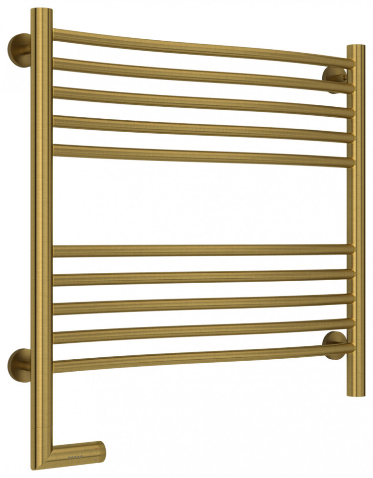 Полотенцесушитель электрический Сунержа Флюид 2.0 600х600 МЭМ левый Состаренная латунь