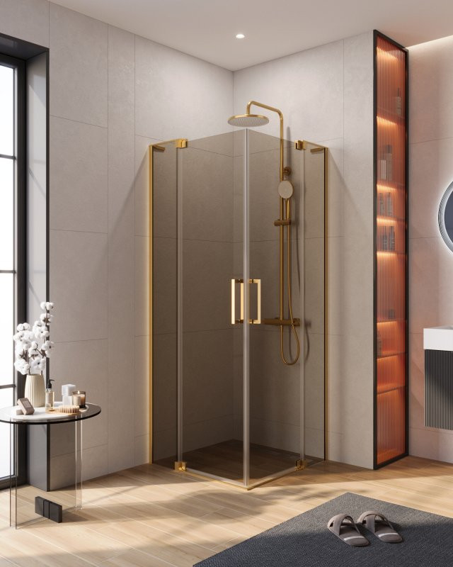 Душевой уголок SLIDER-A-2 Cezares SLIDER-A-2-100/110-GRIGIO-BORO