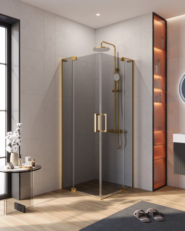 Душевой уголок SLIDER-A-2 Cezares SLIDER-A-2-100/110-GRIGIO-BORO