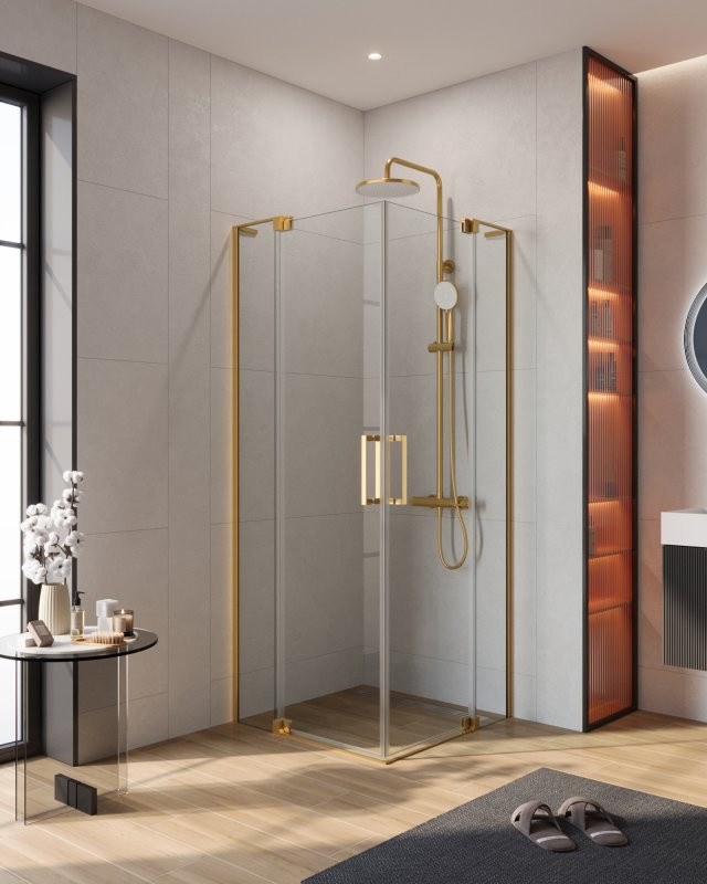 Душевой уголок SLIDER-A-2 Cezares SLIDER-A-2-100/110-GRIGIO-BORO