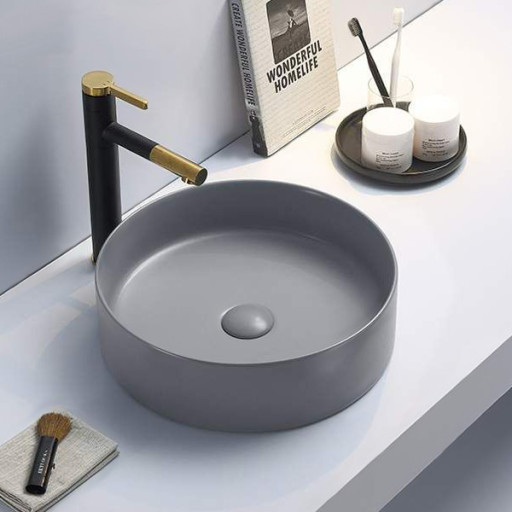 COMFORTY. Раковина 9110 MH светло серая матовая