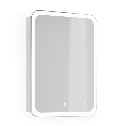 Зеркало-шкаф Bosko 60, с подсветкой и часами