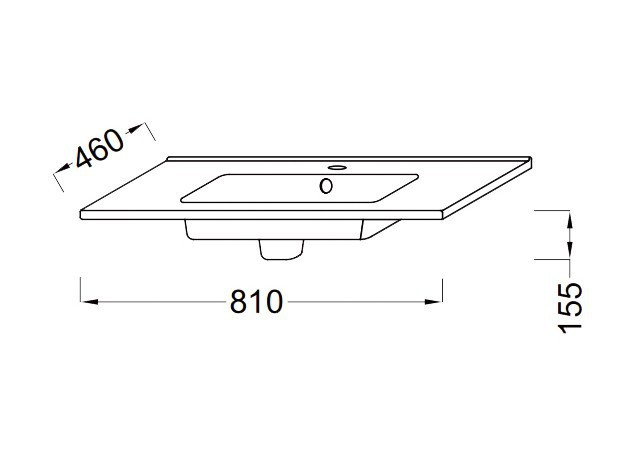 Раковина Jacob Delafon Ola 81 EXT112-00