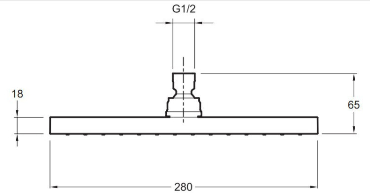 Верхний душ Jacob Delafon EO E3875-CP