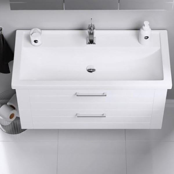 Тумба под раковину Aqwella Манчестер 100 подвесная