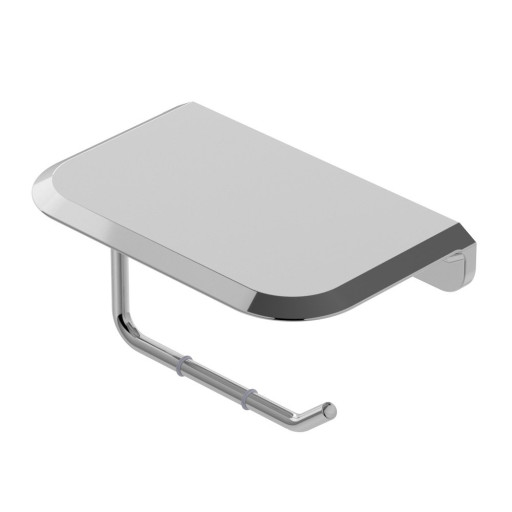 Держатель для туалетной бумаги с полочкой Cezares LINER-PHM-01