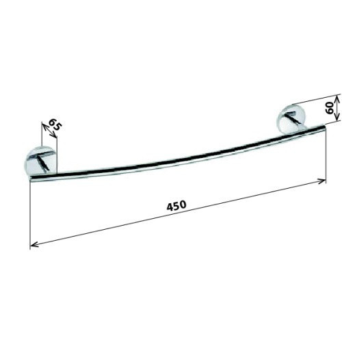 Держатель для полотенец Bemeta Alfa 102402052