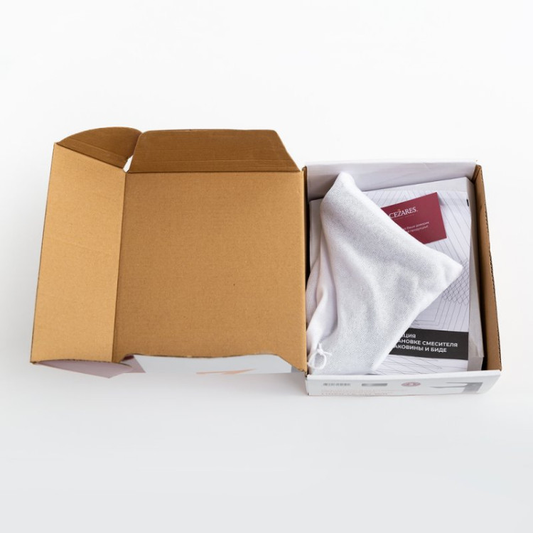 Смеситель для раковины без донного клапана Cezares LINER-LS-01-W0