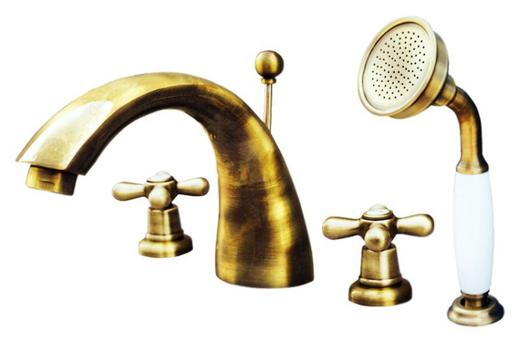 Смеситель на борт ванны Rav Slezak Morava retro MK169.5S