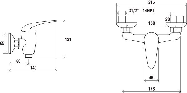 Смеситель Ravak SN 032.00/100