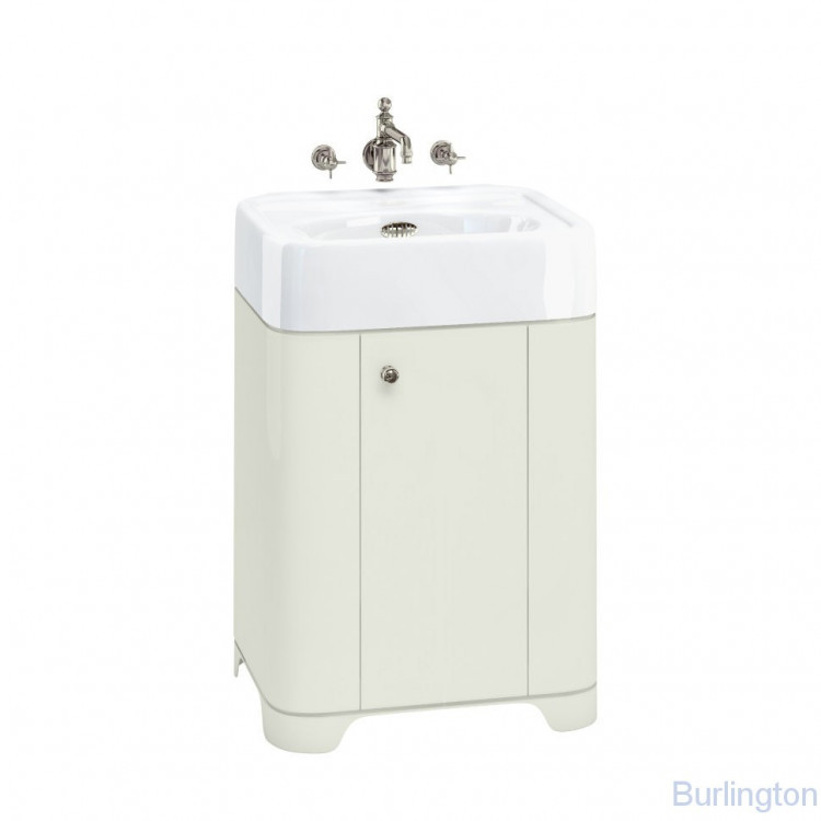 Раковина 600мм с тумбой, цвет песочный