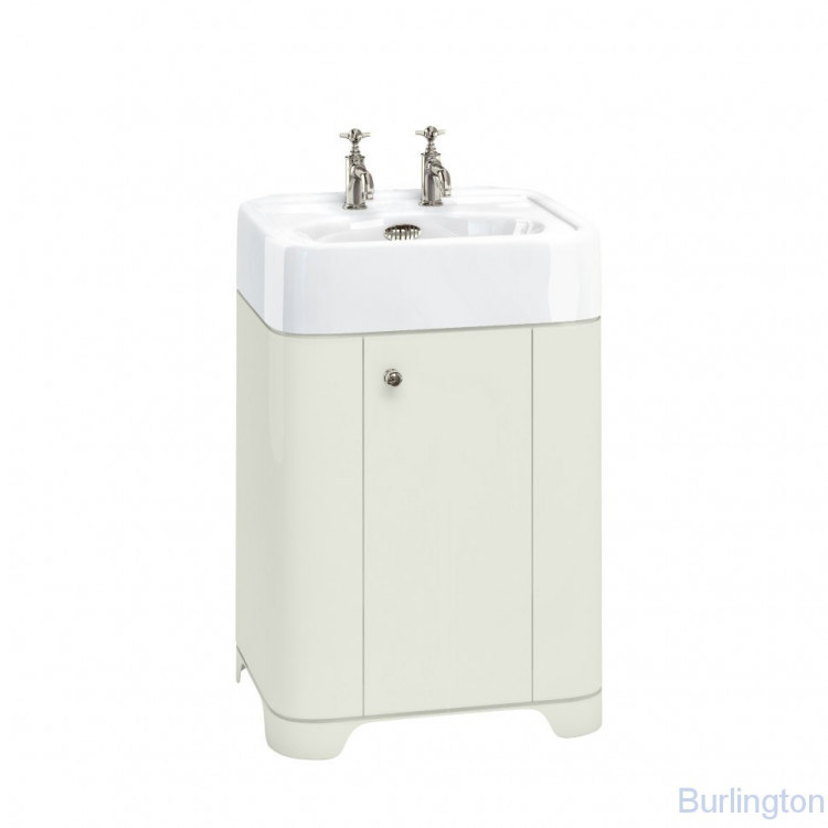 Раковина 600мм с тумбой, цвет песочный