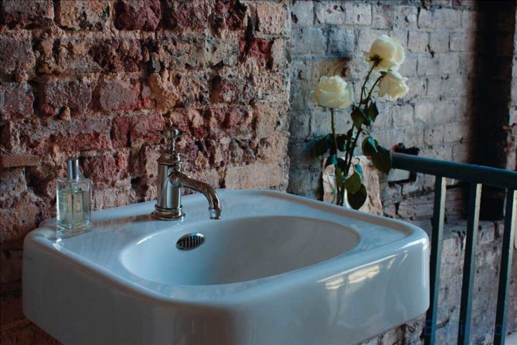 Раковина 600мм с тумбой, цвет песочный