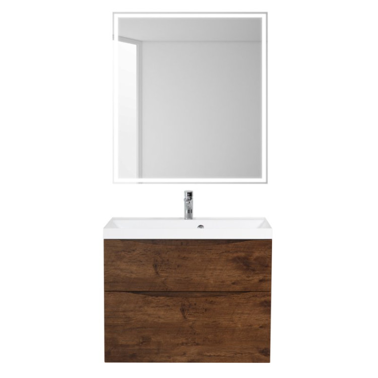 Раковина из литьевого мрамора, 800x450x150 BelBagno BB800/450-LV-MR-PR