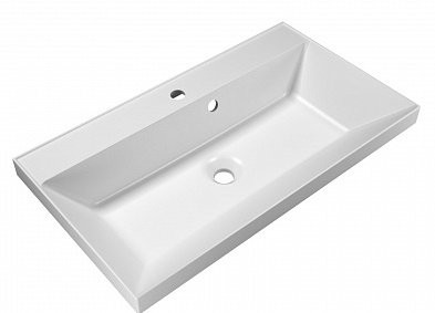 Раковина из литьевого мрамора, 800x450x150 BelBagno BB800/450-LV-MR-PR