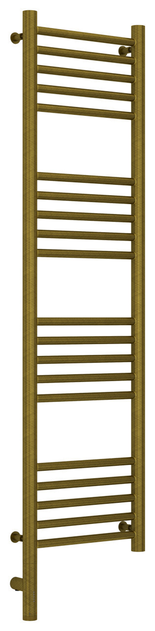 Полотенцесушитель электрический Сунержа Богема 3.0 прямая 1200х300 МЭМ левый Состаренная бронза