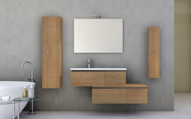 Подвесной шкафчик с двумя выдвижными ящиками, 100х45х32 Cezares 55076