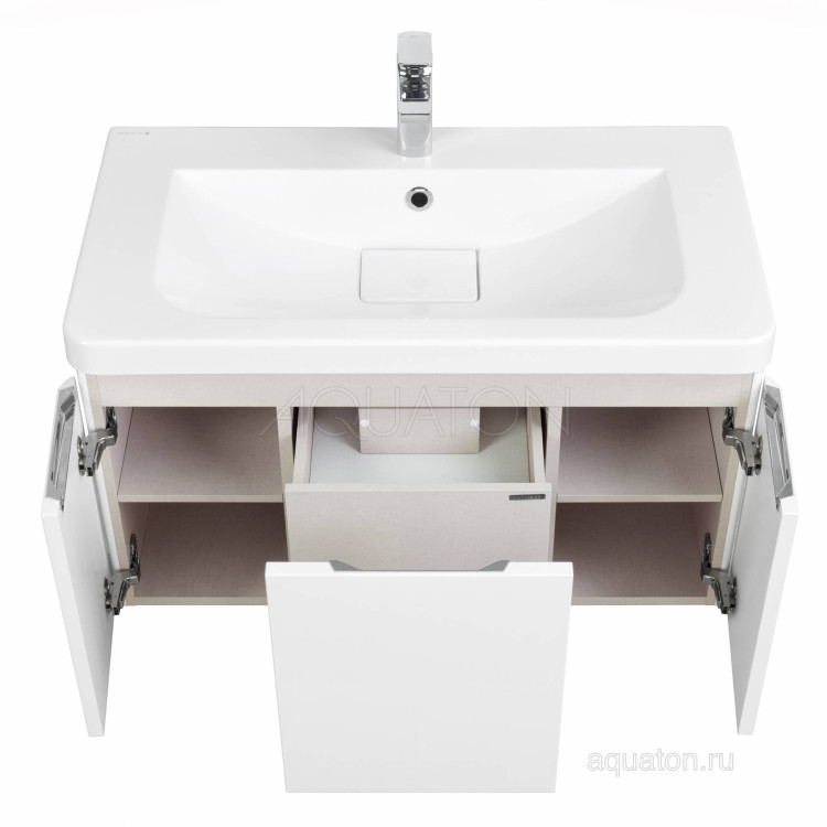 Тумба под раковину Aquaton Шерилл 85 белый 1A208801SH010
