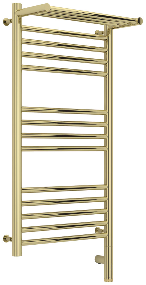 Полотенцесушитель электрический Сунержа Богема с полкой 3.0 800х400 / МЭМ правый Шампань