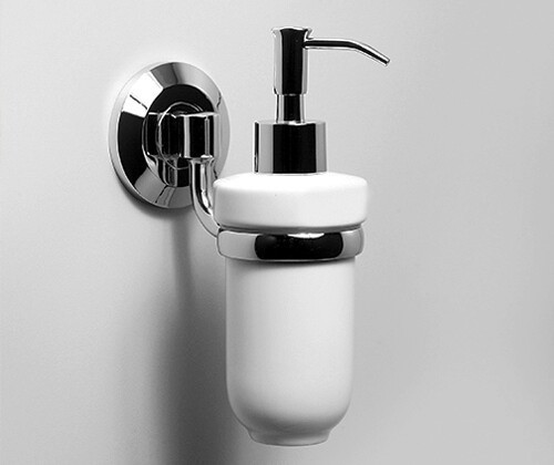 WasserKRAFT Аксесс Rhein K-6299C Дозатор жидкого мыла, навесной (блистер), КЕРАМИКА, хром, WasserKRAFT