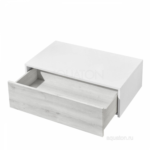Комод AQUATON Сакура 80 ольха наварра, белый глянец 1A236603SKW80