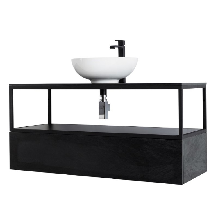 Одноярусный подвесной стальной сварной каркас под раковину,120x46x30 Cezares CADRO-120/46/30-1C-SO-MET-ST