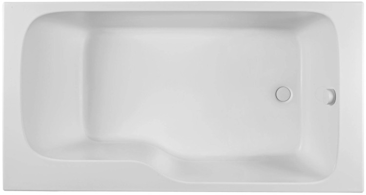 Ванна 170 х 90 см, правосторонняя Jacob Delafon BAIN-DOUCHE MALICE E6D065R-00