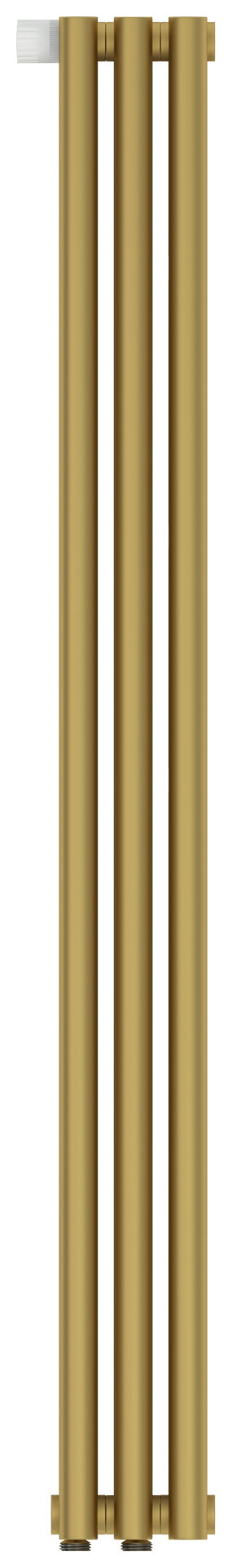 Отопительный радиатор Сунержа Эстет-0 EU50 левый 1200х135 3 секции Матовое золото