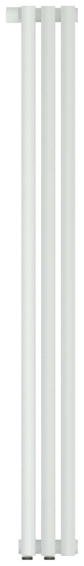 Отопительный радиатор Сунержа Эстет-1 EU50 левый 1200х135 3 секции Матовый белый