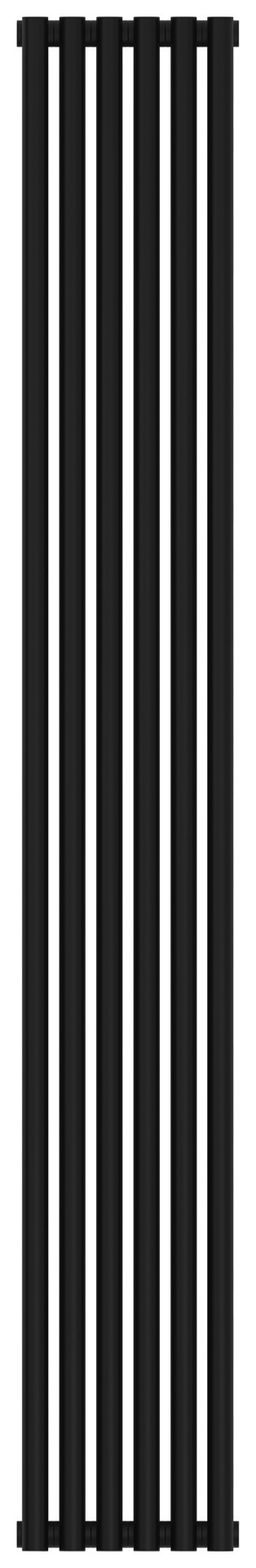 Отопительный радиатор Сунержа Эстет-00 1800х270 6 секций Матовый чёрный