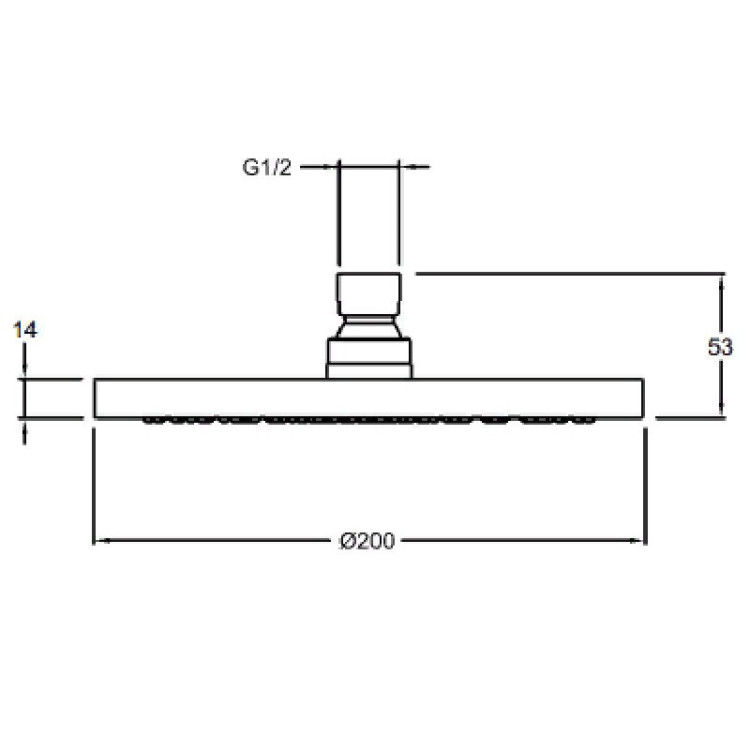 Верхний душ Jacob Delafon July E21760-CP