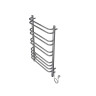 Полотенцесушитель электрический Aquatek Пандора AQ EL RPC1090CH